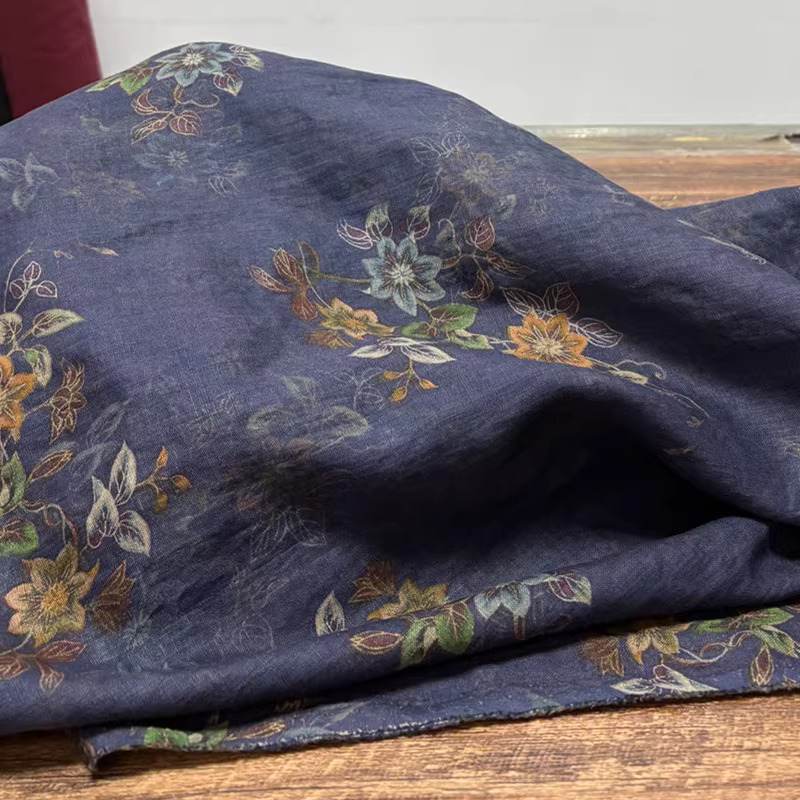 1yard High end pure flax tecid - đánh giá và giá Linen Shirt Breathable